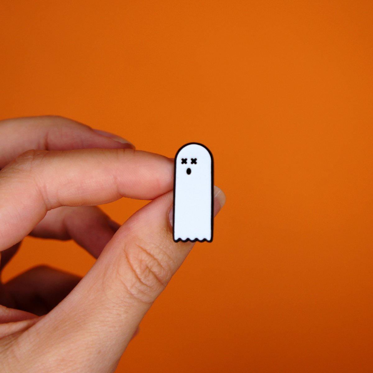 Glowing Dead Ghost Enamel Pin
