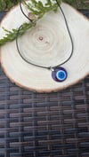 Blue Evil eye protection necklace 