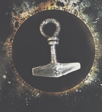 Image 2 of MJOLNIR/THOR's HAMMER sterling silver pendant