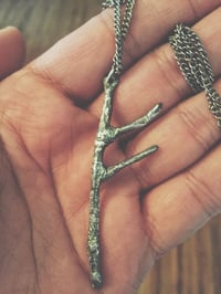 Image 3 of FEHU sterling silver rune pendant