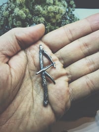 Image 5 of RAIDHO sterling silver rune pendant