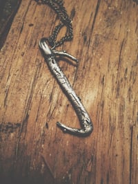 Image 4 of EIHWAZ sterling silver rune pendant