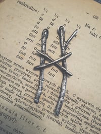 Image 4 of MANNAZ sterling silver rune pendant