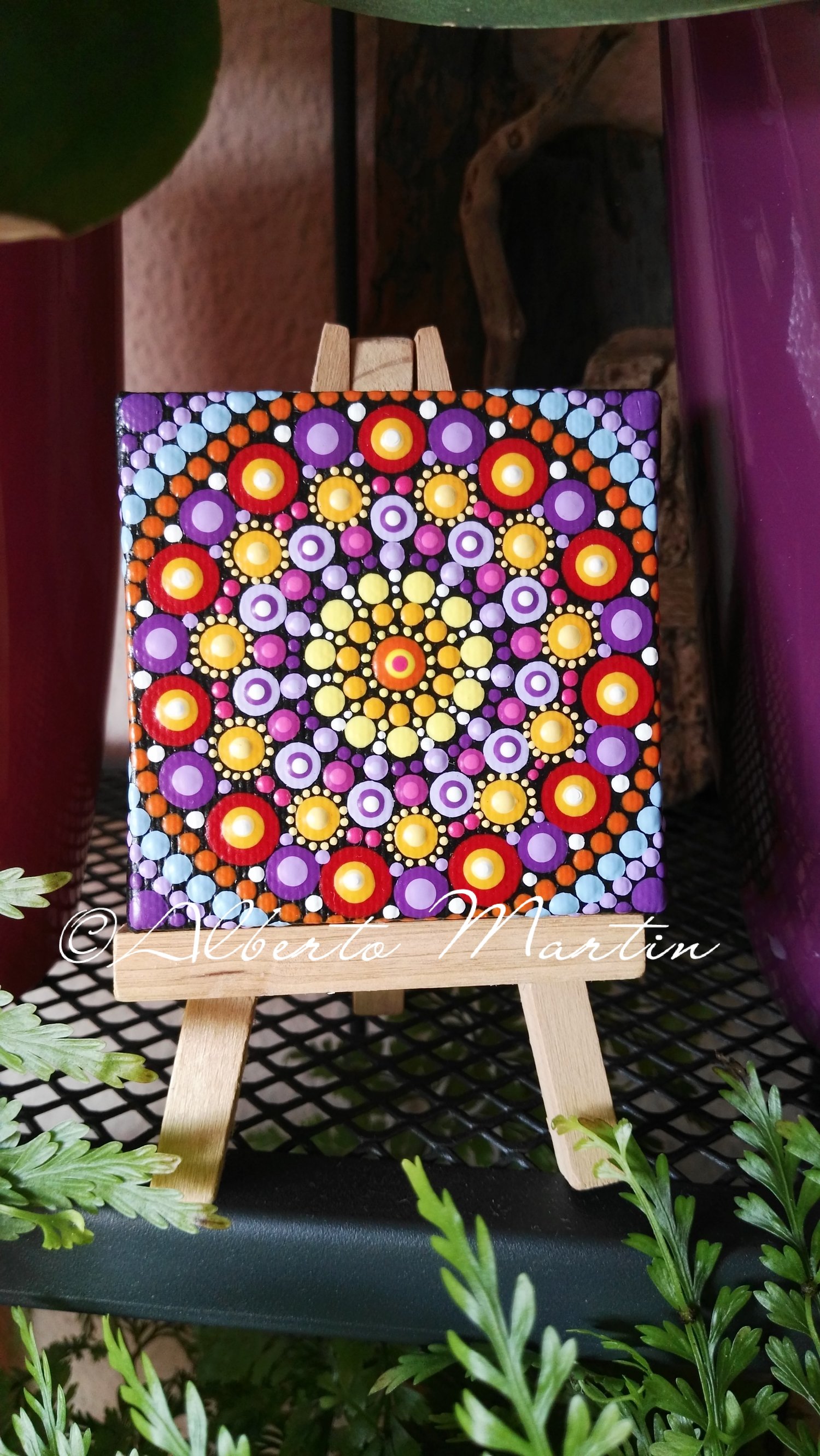 Image of Mandala Mini Canvas 10 by Alberto Martin