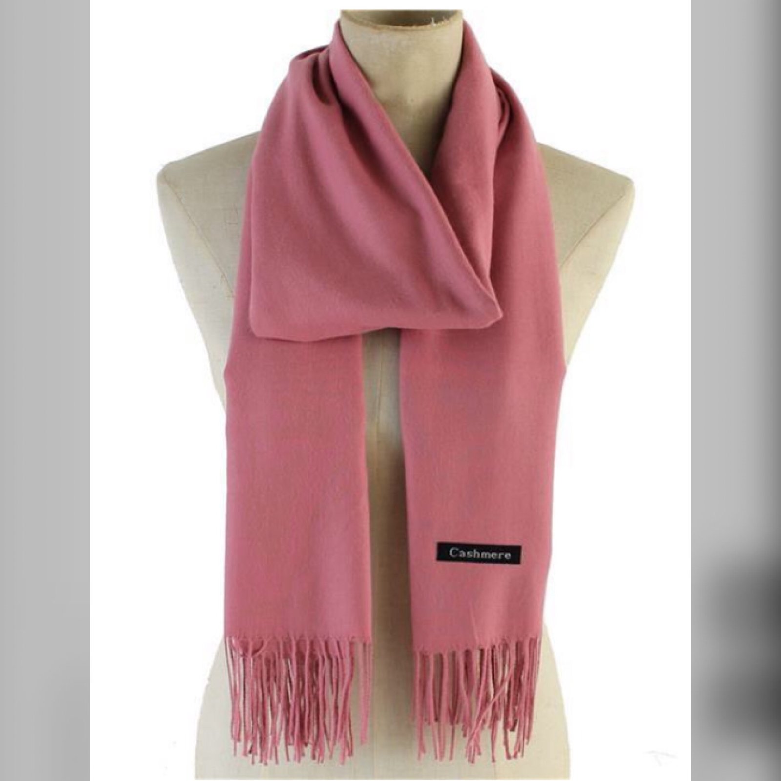 pink cashmere shawl