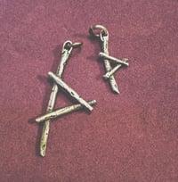 Image 2 of MINI RUNE pendants, sterling silver