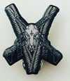 Bestial War Metal Goat Metal Art Epoxy Pin