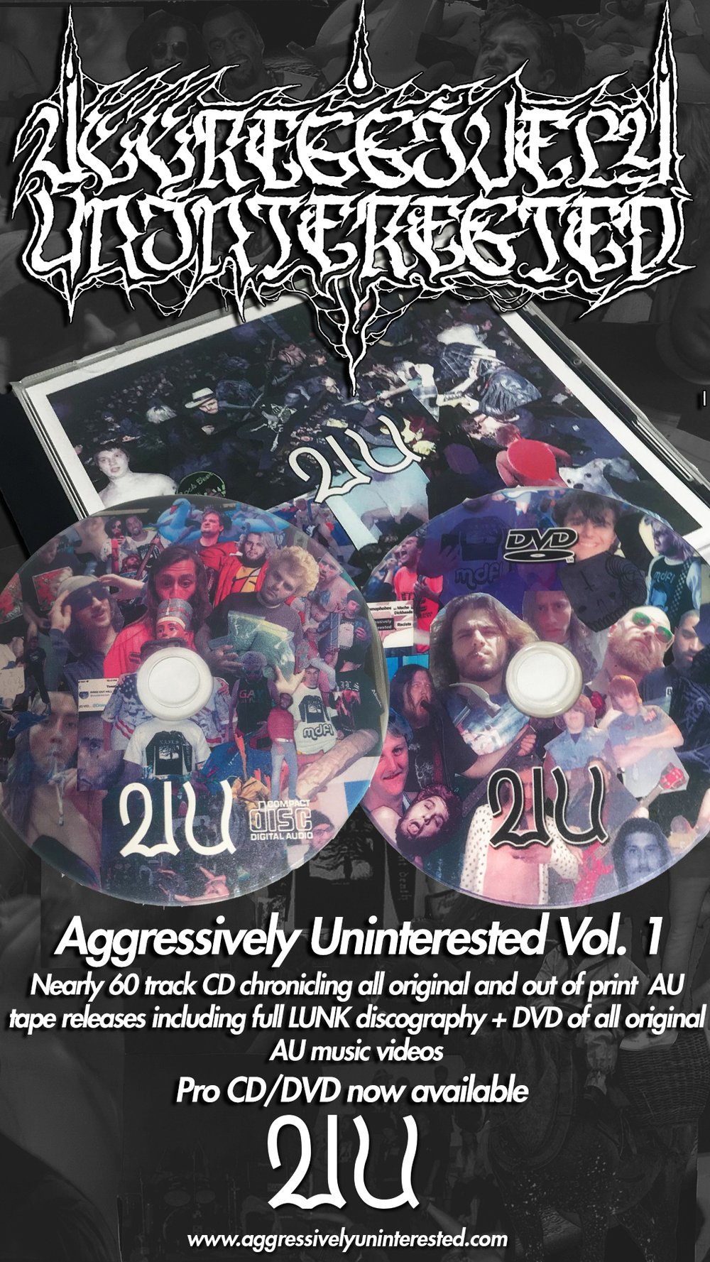 Aggressively Uninterested Volume 1. pro CD/DVD