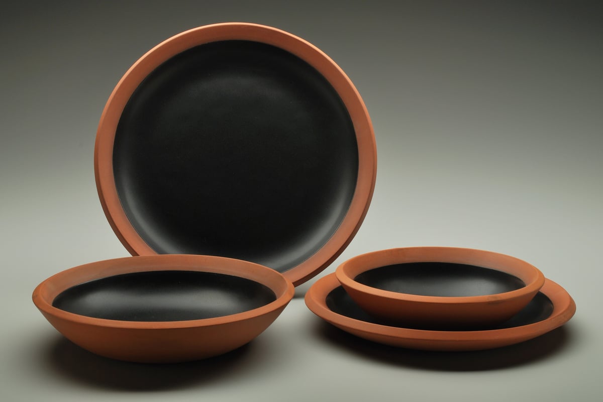 Image of Wide Rule Dinnerware Please email or call to order. Thank you.