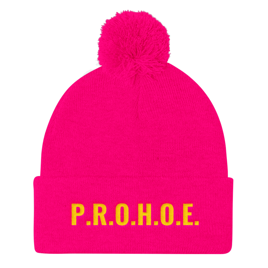 Image of Neon Pink P.R.O.H.O.E. Beanie