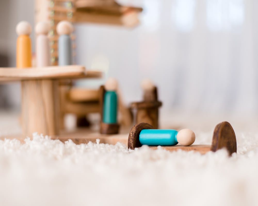 Image of Male Wooden Peg Sets (Set of 3)