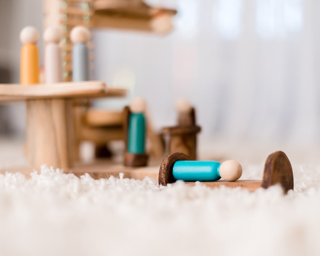 Image of Male Wooden Peg Sets (Set of 3)