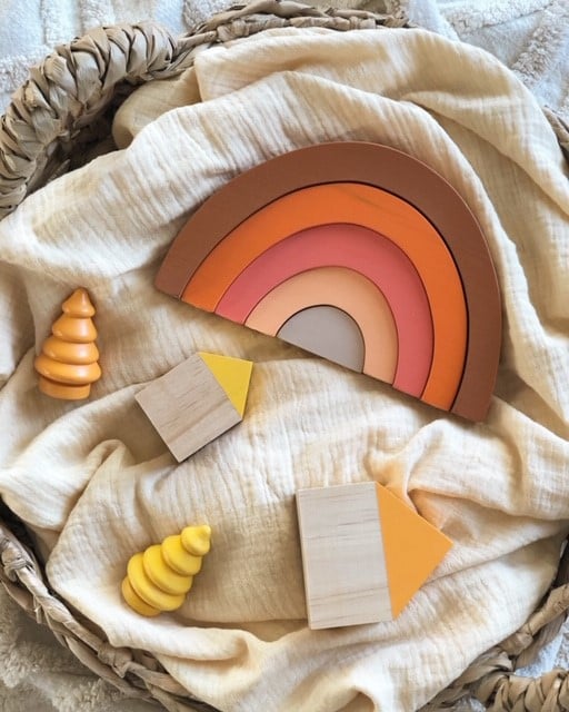 Image of Wooden Houses (Set of 2)