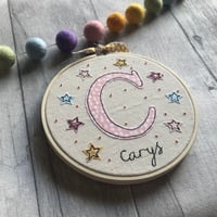 Image 3 of Initial and star hoop 