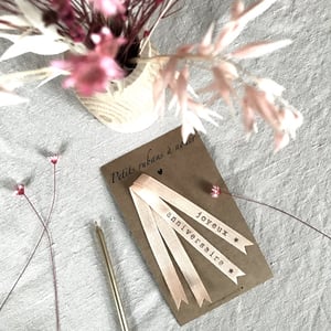 Image of RUBANS MESSAGERS "Joyeux anniversaire" 0U "Prénom personnalisé"