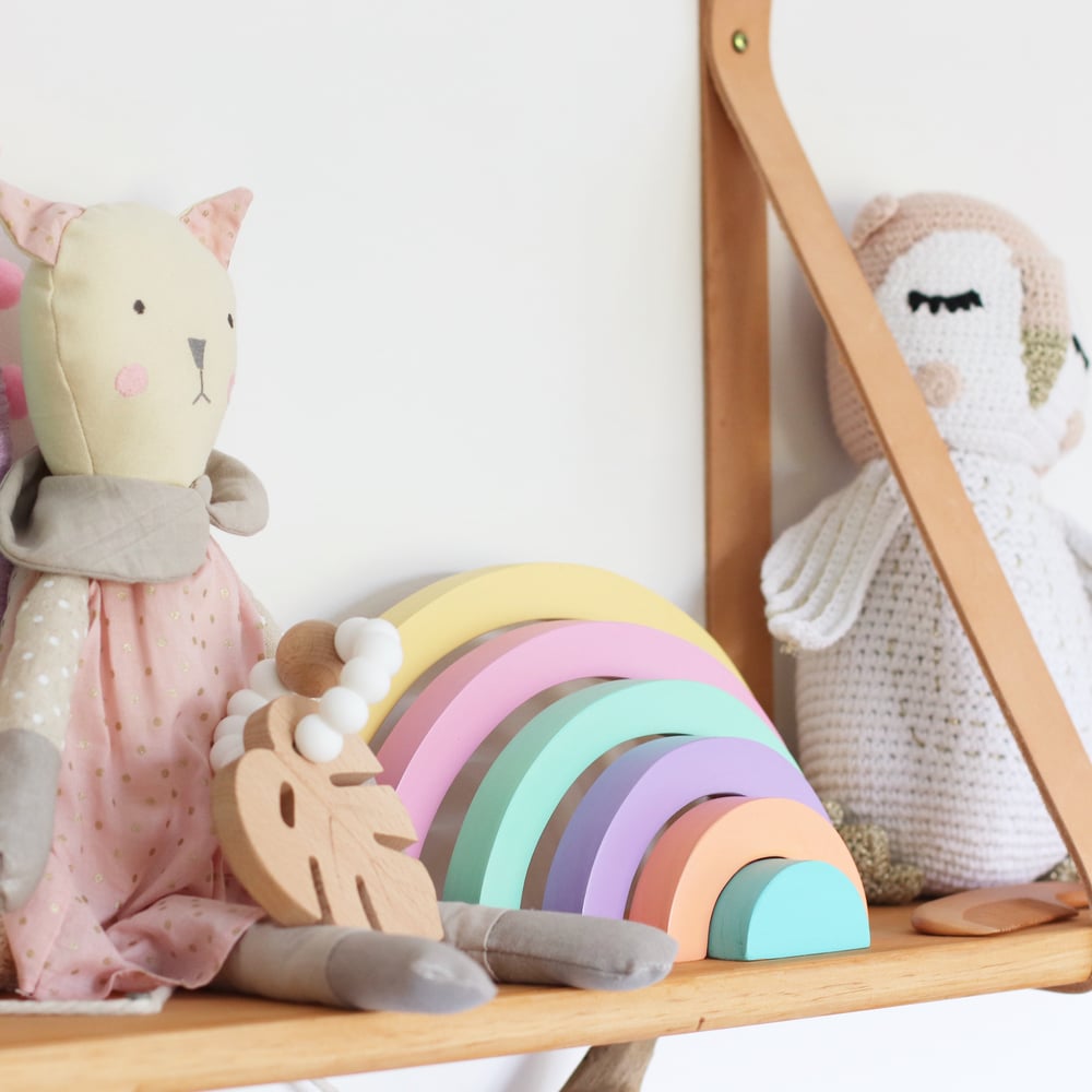 Image of Large Wooden Rainbows