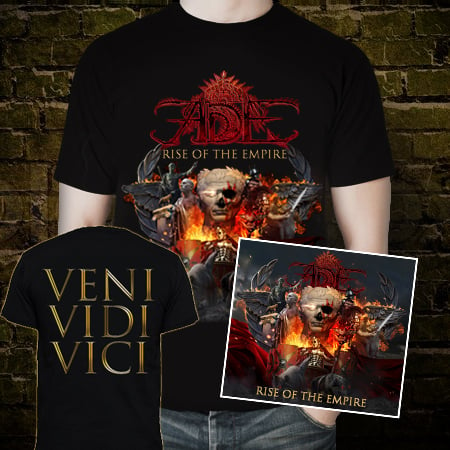 Image of SPECIAL PACK! RISE OF THE EMPIRE DIGIPACK CD + T-SHIRT 