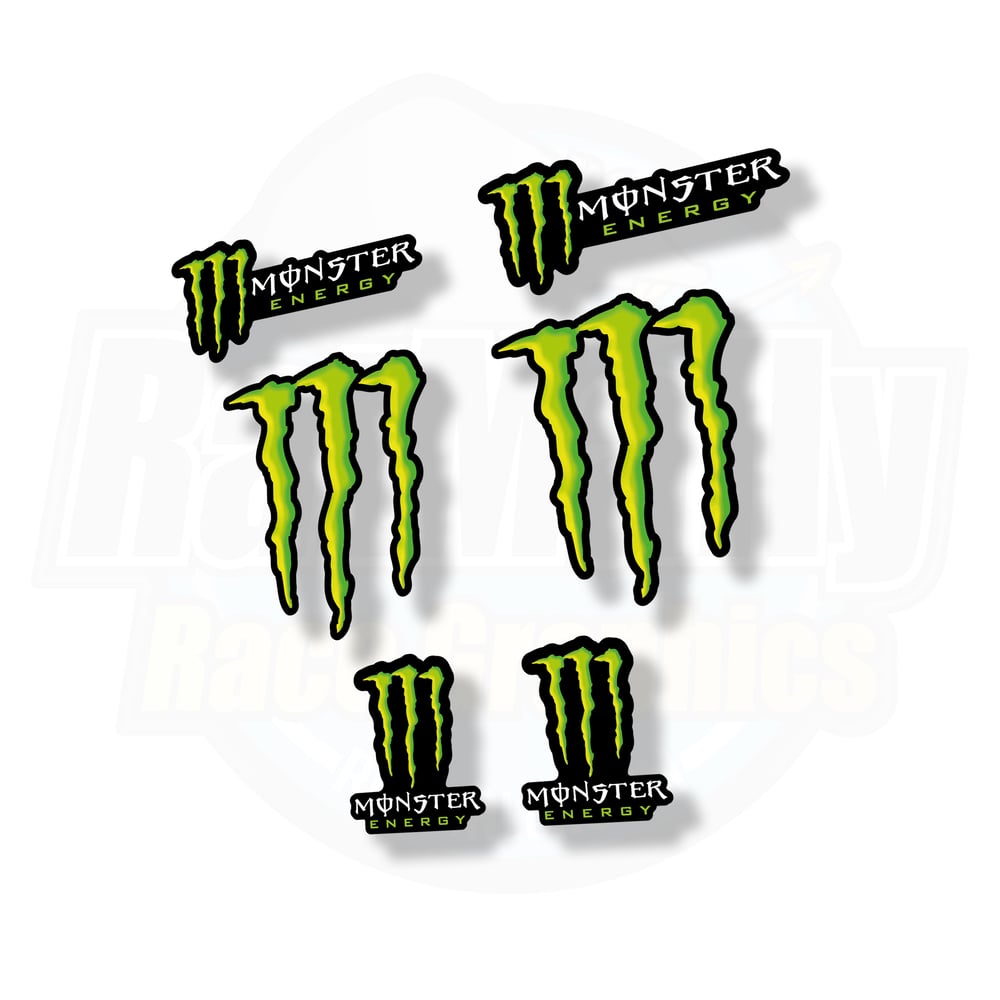 Monster Energy sticker pack / RatMally Race Graphics