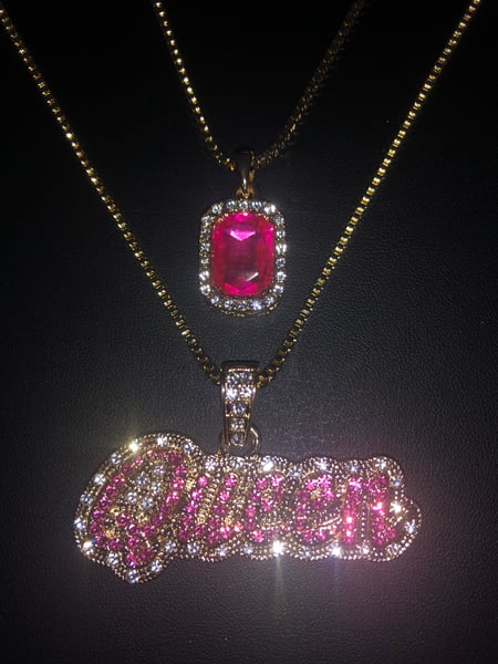 Image of Pink Stone / Queen set