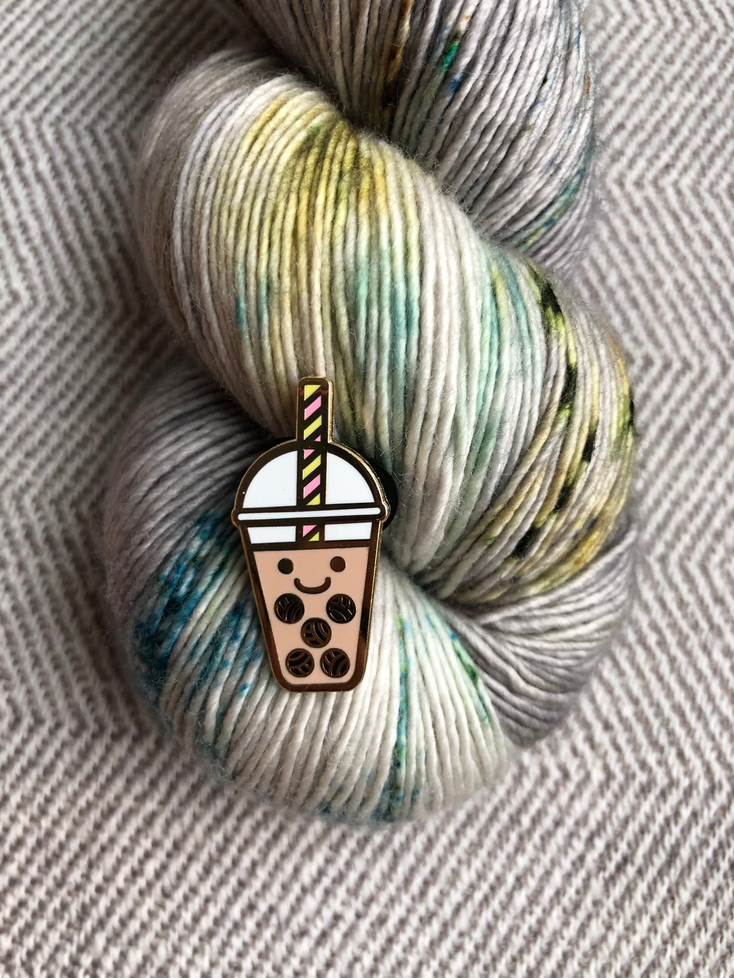 Image of Bobble Tea Enamel Pin