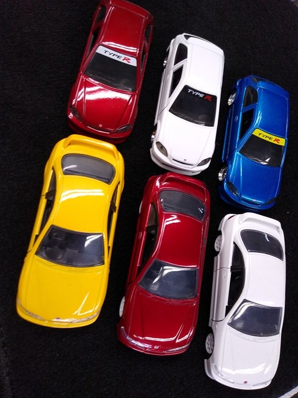 Image of Civic Type-R and Integra Type-R Jada JDM Tuners 1:32 Diecast Model Toy Car