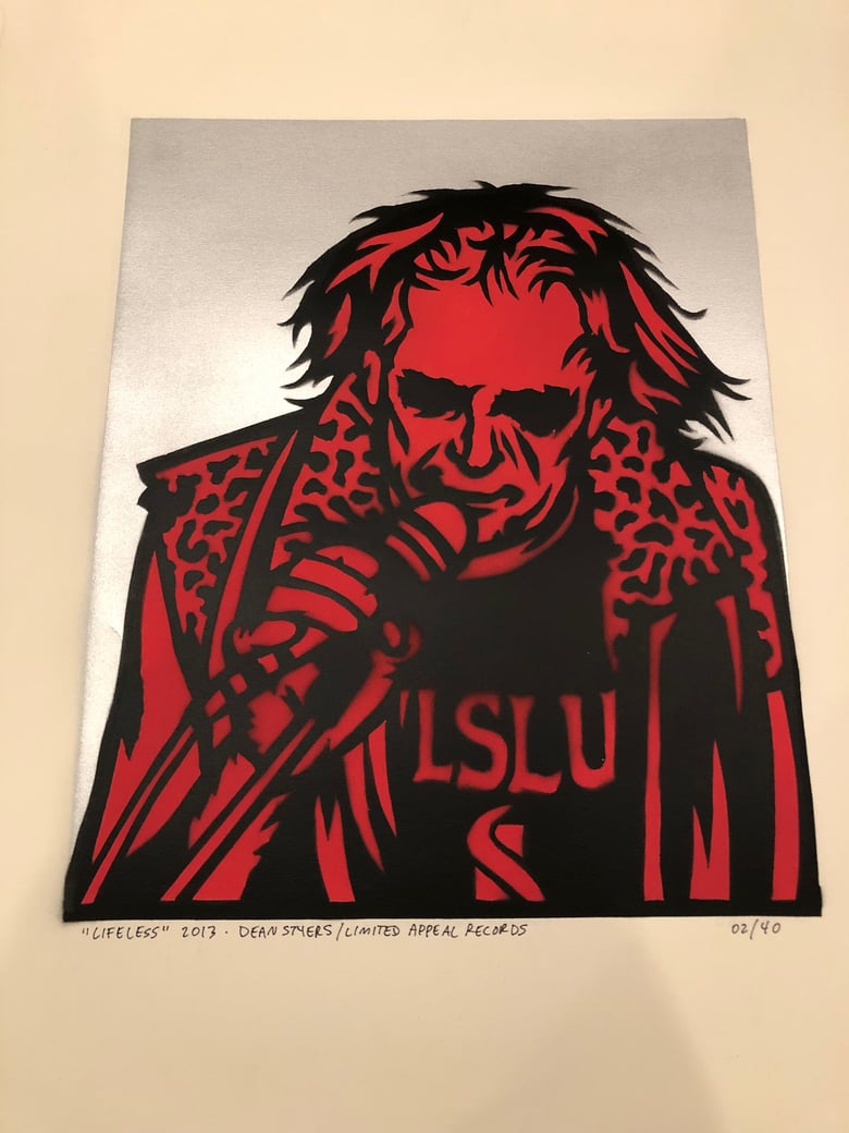 Image of Larry Lifeless / Kilslug Stencil Painting