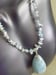 Image of AQUAMARINE PENDANT NECKLACE