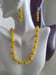 Image of GOLDEN YELLOW ABACAUS NECKLACE SET