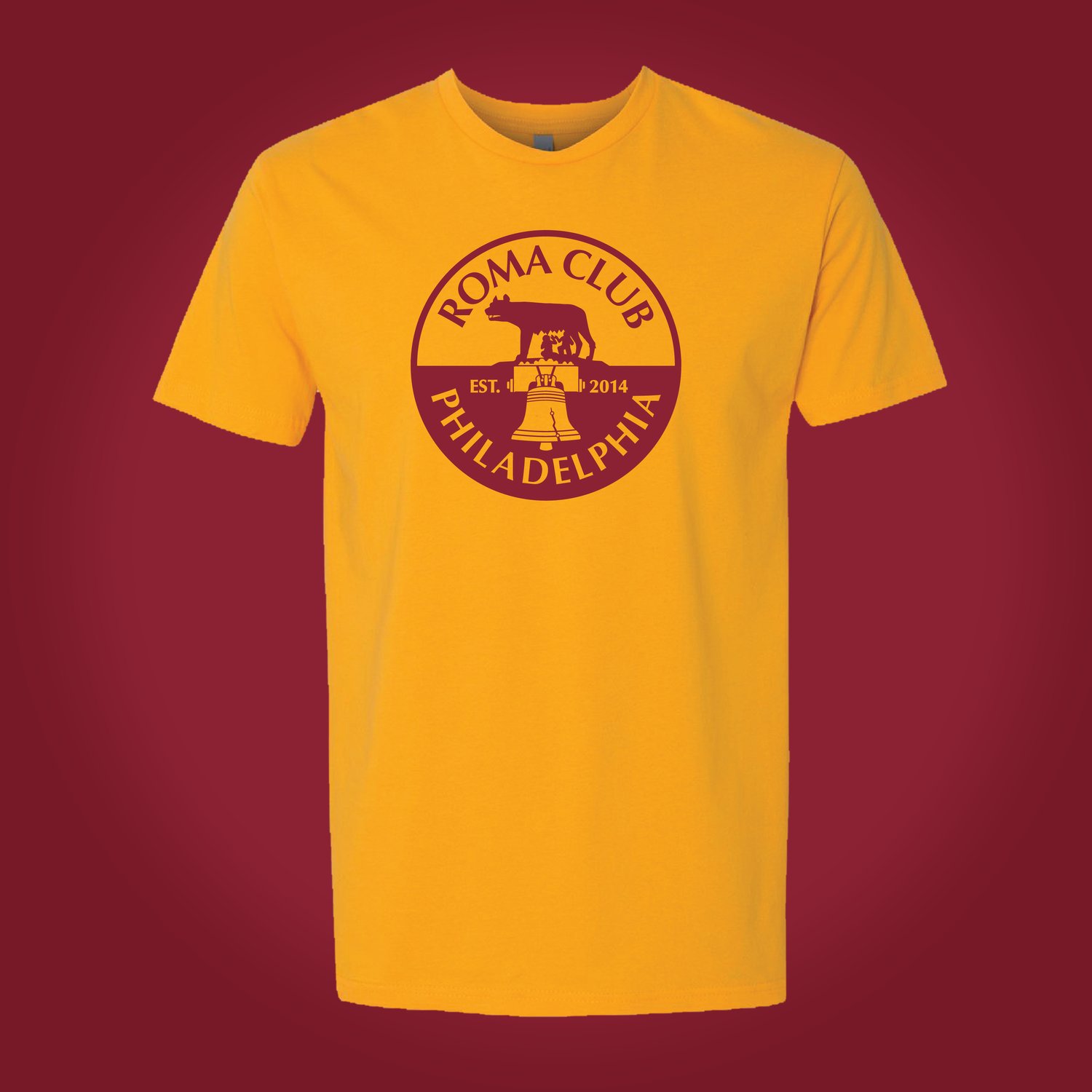 Image of ROMA CLUB PHILADELPHIA 5TH ANNIVERSARY T-SHIRT / MEMBERSHIP RENEWAL