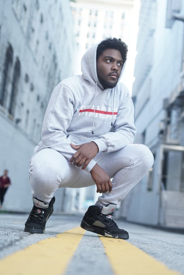 Image of NBS GREY HOODIE PRE-SALE