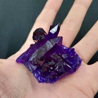 Image 2 of Resin Crystal Cluster Dungeons and Dragons Prop / Kryptonite Cosplay