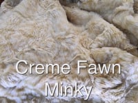Image 4 of *Multiple* Fawn Minky Fabric for Backing's on Blanket's or Lovie's 