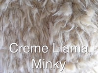 Image 4 of *Multiple* Llama Minky for Blanket or Lovie Backing Selections 
