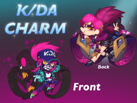 K/DA Evelynn and Akali charm