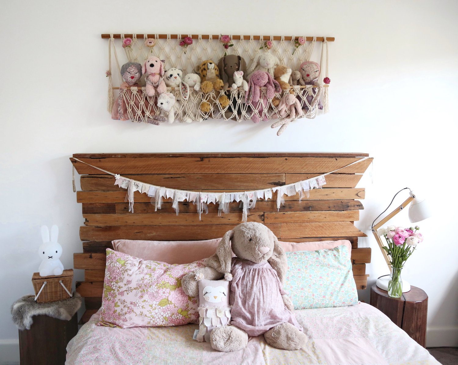 Image of Macrame Stuffed Toy Hanger 