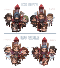 Image of IDV Group Charms | 3 inch, Glitter Epoxy