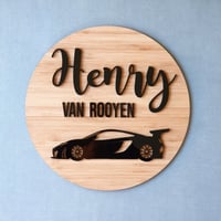 Image 3 of Round Name Sign