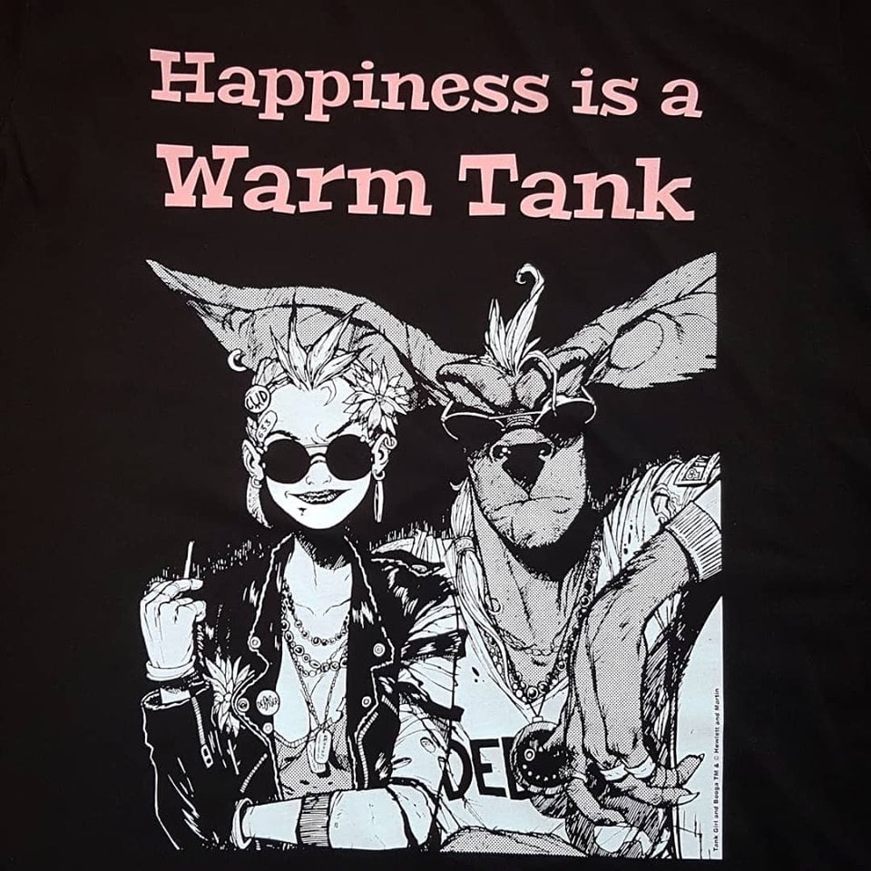 Image of Happiness is a Warm Tank T-shirt - ORGANIC!