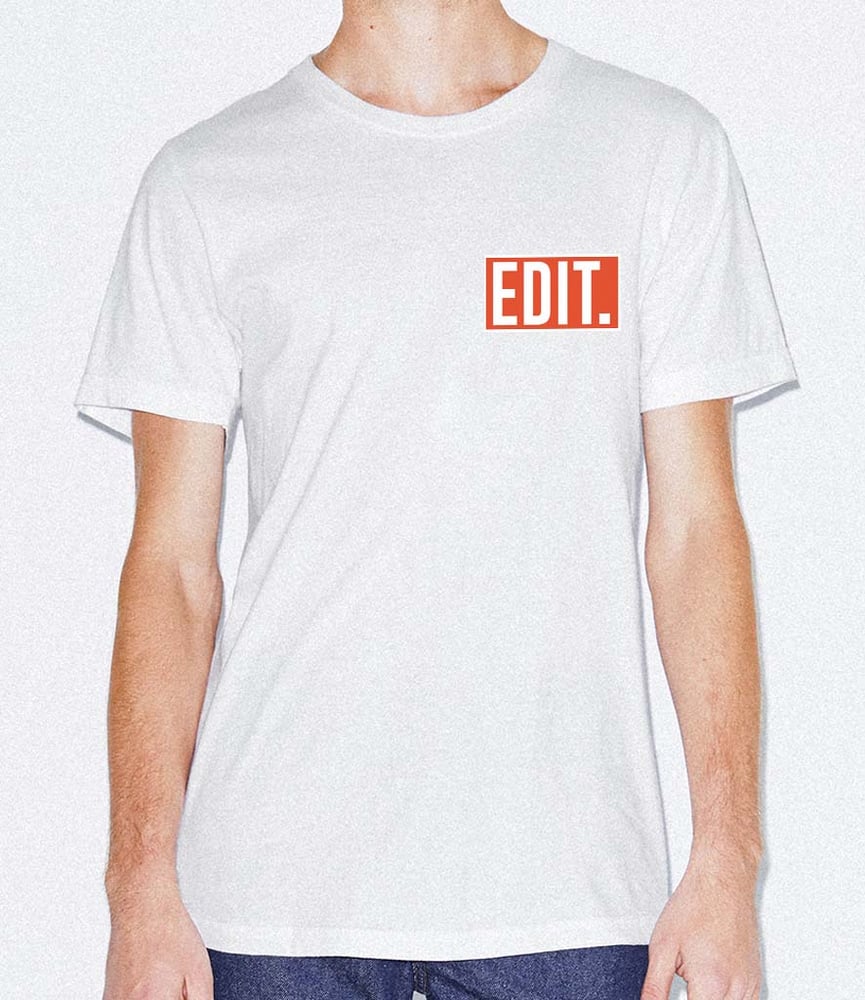 Image of EDIT. Streetwear Classic Logo Tee - White