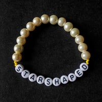 Image 1 of ‘Starshaped’ vintage glass pearl bracelet