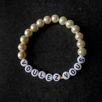 Image 1 of ‘Voulez Vous’ glass pearl bracelet 