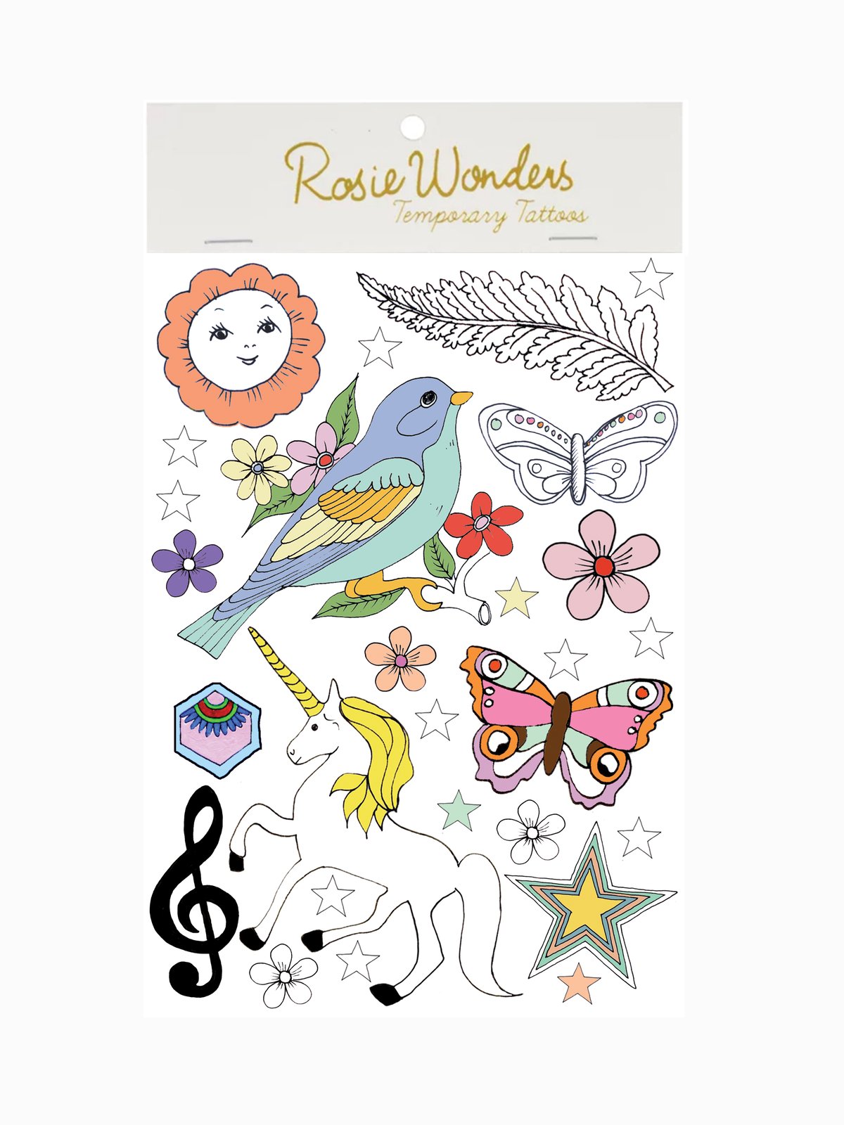  Unicorn Temporary Tattoos