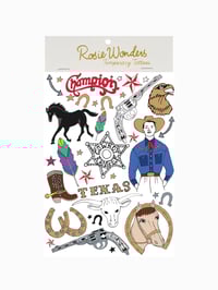 Image 1 of A6 Western Cowboy Tattoos