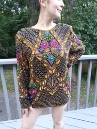 Image 1 of Sequin 80s top