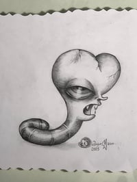 Image 1 of Heart Worm - original sketch 