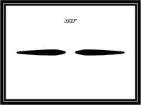 Image 3 of FRONT SKI-DOO BLACK REFLECTORS - #516001336