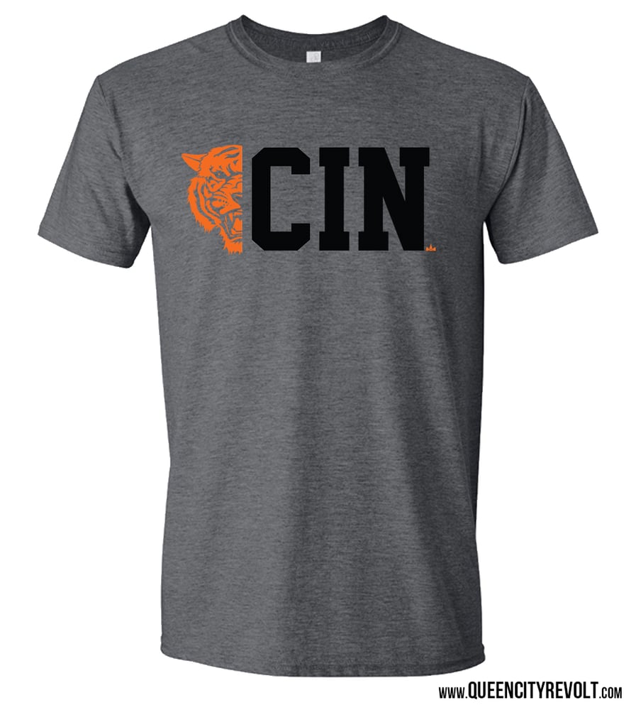 Image of CIN Football Tee, Grey