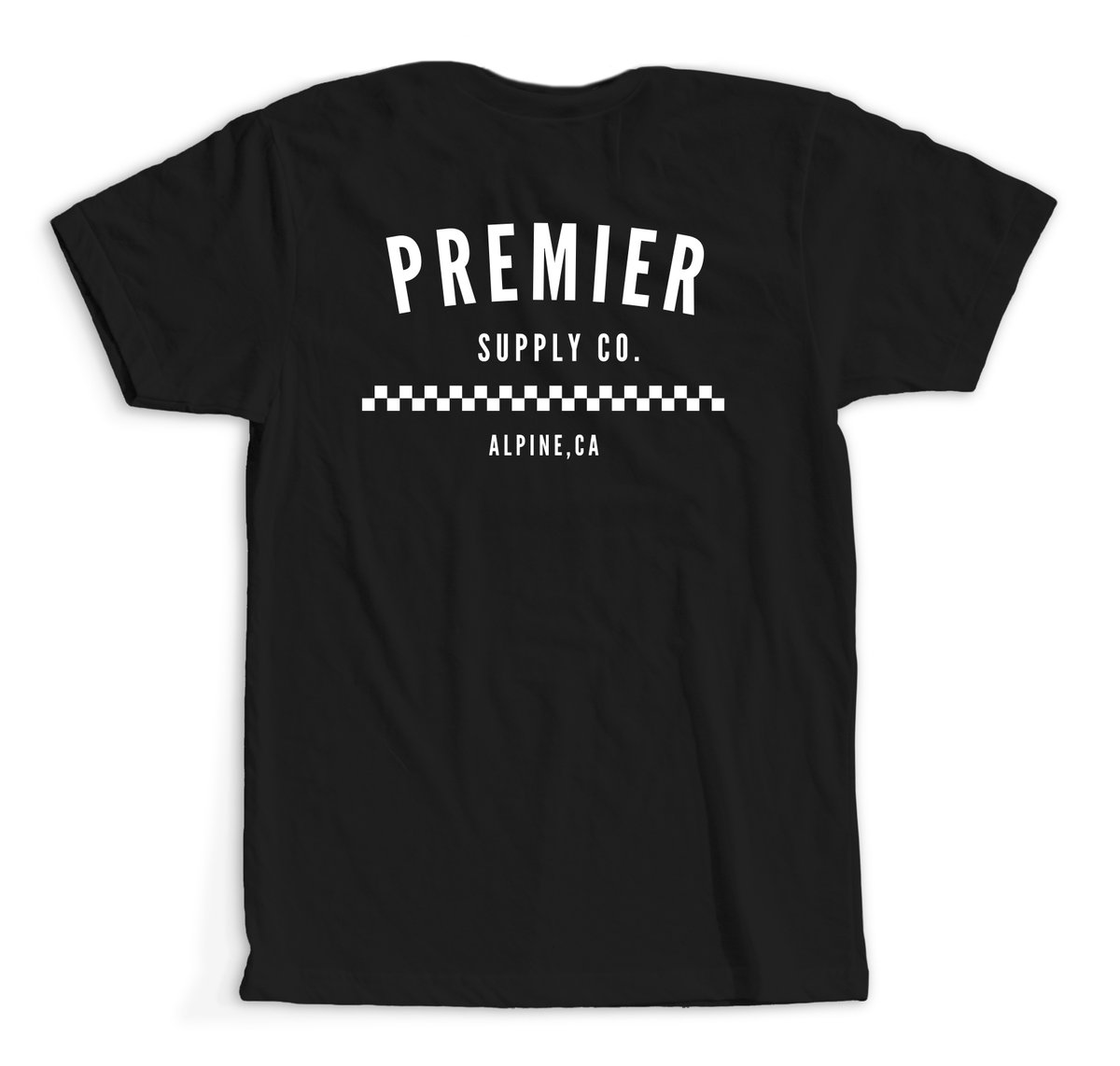 Image of PREMIER Checkers Tee - Black