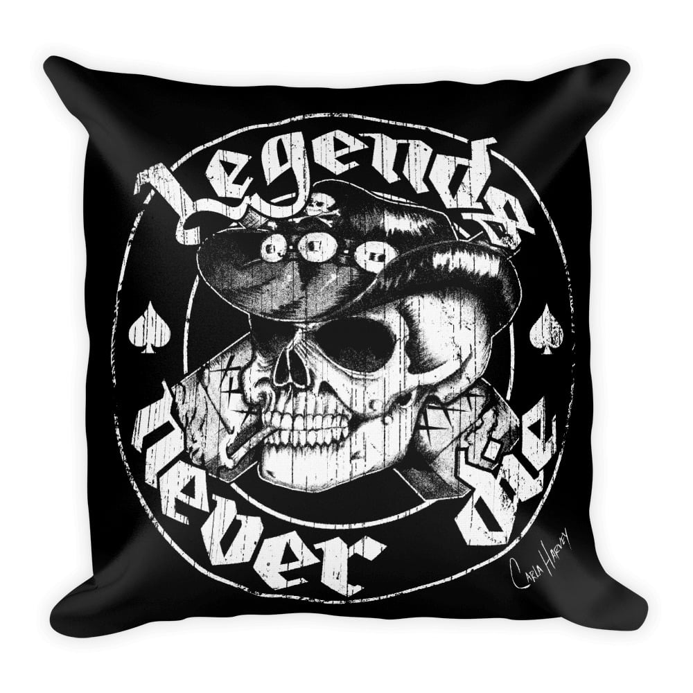 Image of Legends Never Die pillow 