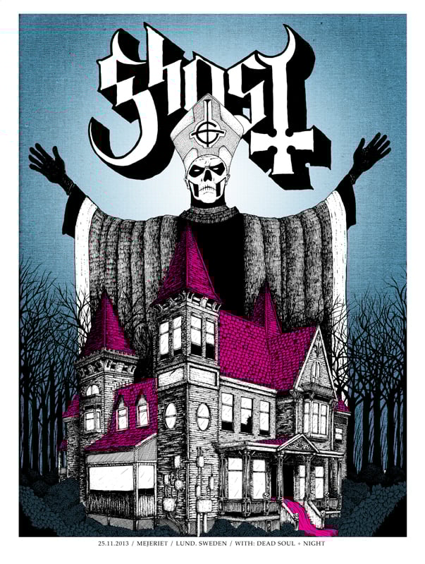 Image of Ghost (Lund SE) Ltd Ed. Official Poster